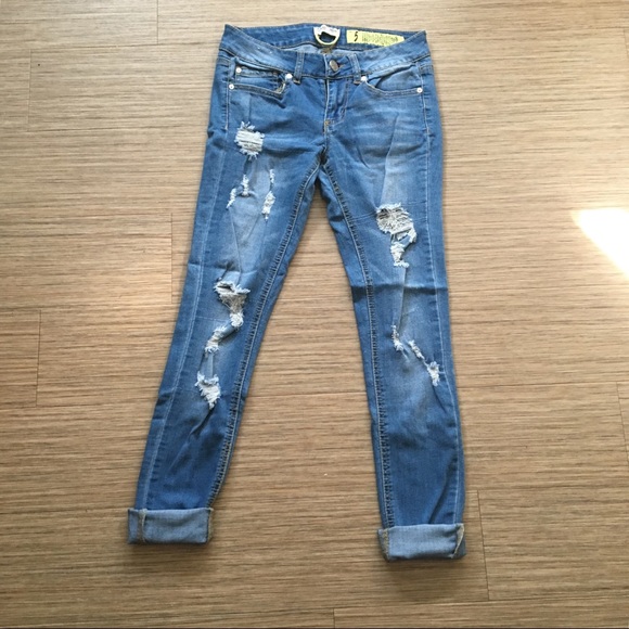 Judigo Rein Denim - Distressed Jeans